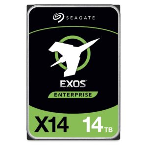 st14000nm0048 seagate 14tb sas 12 gb/s (not sata) exos x14 (new with warranty) 3.5 inch 7200 rpm 256mb cache 512e 4kn enterprise hard drive hdd