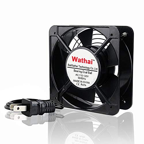 Wathai AC High Airflow Fan 15050 150mm x 50mm 6 inch 110V 120V Cooling Ventilation Exhaust Cooling Fan