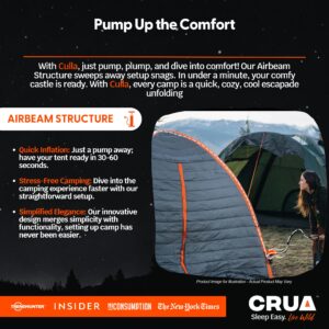 Crua Culla Maxx Temperature Regulating Inner Tent - Keeps You Warm in The Winter and Cool in The Summer - Fits in Most Tents and Camp cots