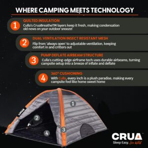 Crua Culla Maxx Temperature Regulating Inner Tent - Keeps You Warm in The Winter and Cool in The Summer - Fits in Most Tents and Camp cots