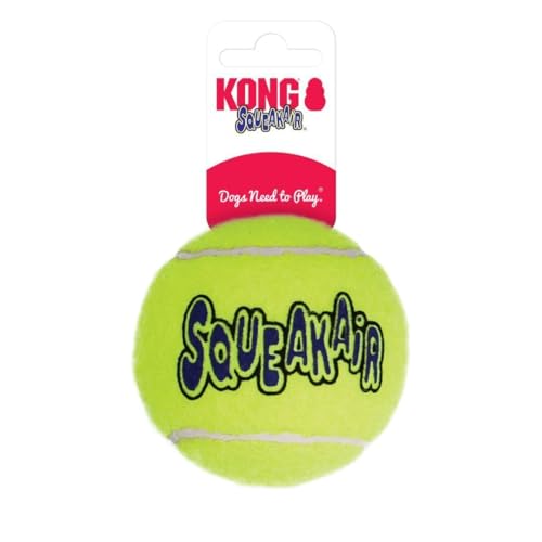 KONG Air Dog Squeaker Tennis Ball X-Large - 1 Pack - Pack of 4