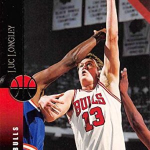 1994-95 Upper Deck Basketball #72 Luc Longley Chicago Bulls Official NBA Trading Card From UD