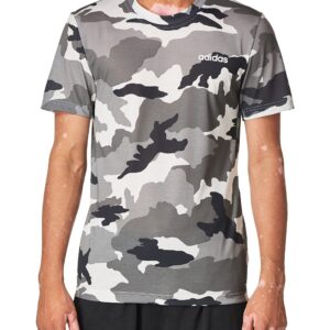 adidas Men's Fast And Confident All Over Print Tee Black/White X-Large