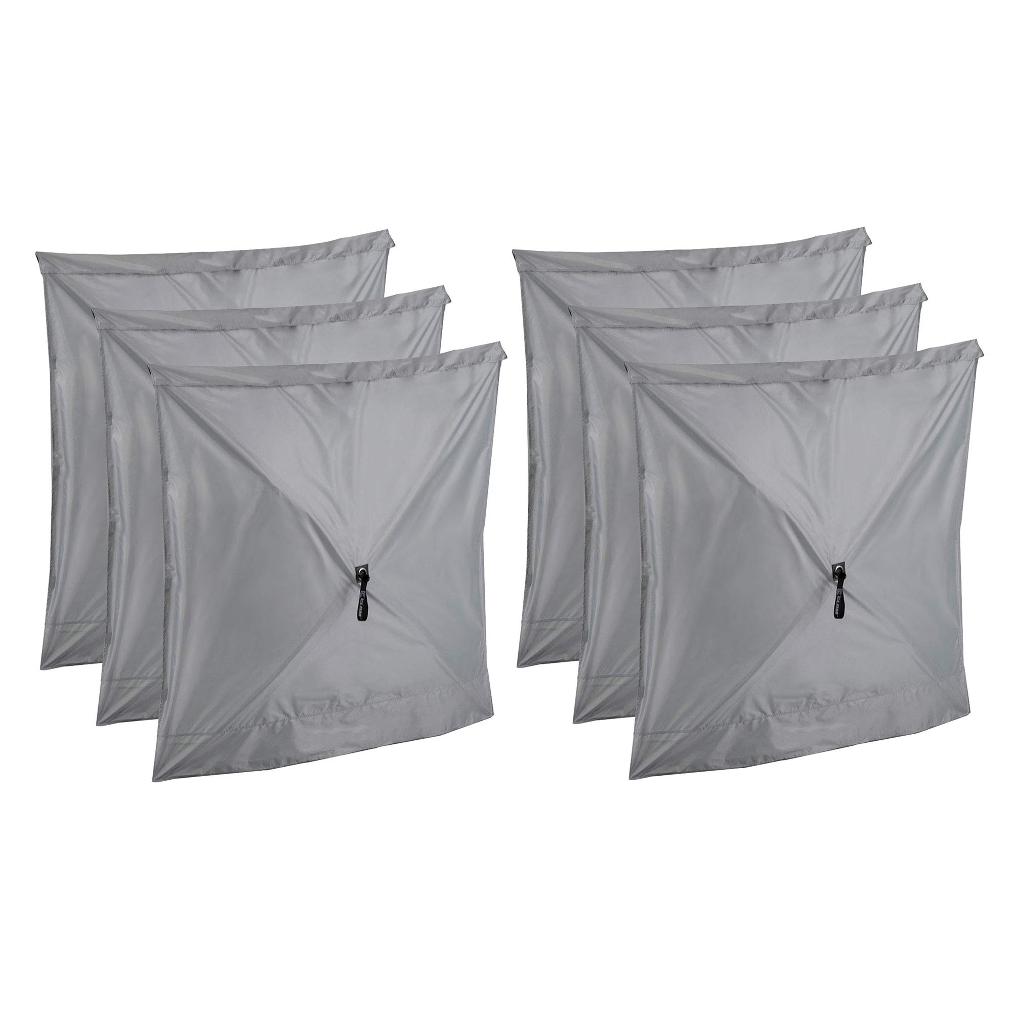 CLAM Quick Set Screen Hub Gray Fabric Wind & Sun Panels, Accessory Only (6 Pack)