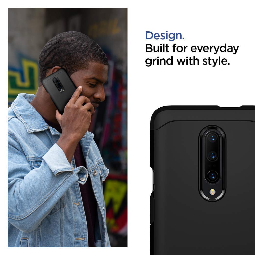 Spigen Tough Armor Designed for OnePlus 7 Pro Case (2019) - Black