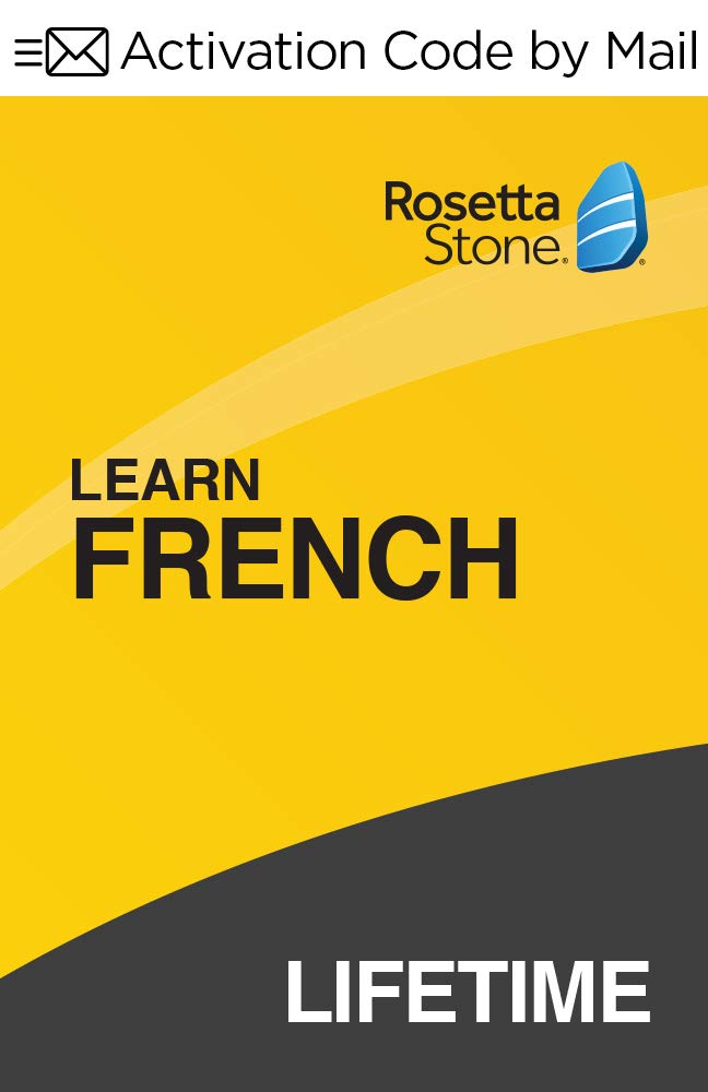 Rosetta Stone: Learn French with Lifetime Access on iOS, Android, PC, and Mac [Activation Code by Mail]