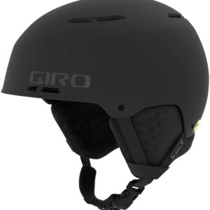 Giro Emerge Spherical Ski Helmet - Snowboard Helmet for Men, Women & Youth - Matte Black - Size M (55.5-59cm)