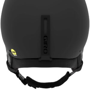 Giro Emerge Spherical Ski Helmet - Snowboard Helmet for Men, Women & Youth - Matte Black - Size M (55.5-59cm)