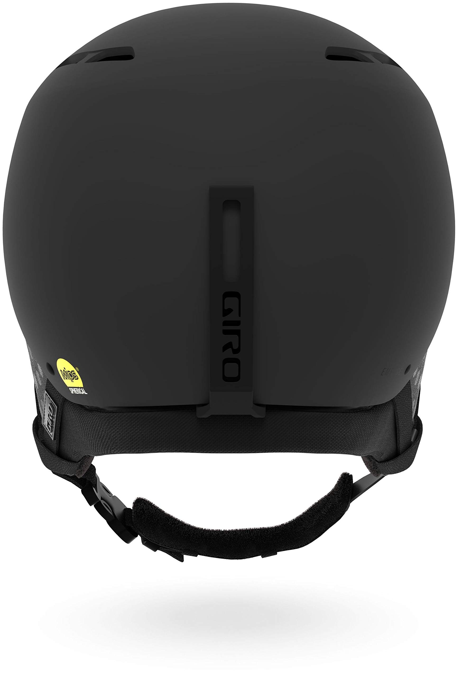 Giro Emerge Spherical Ski Helmet - Snowboard Helmet for Men, Women & Youth - Matte Black - Size M (55.5-59cm)