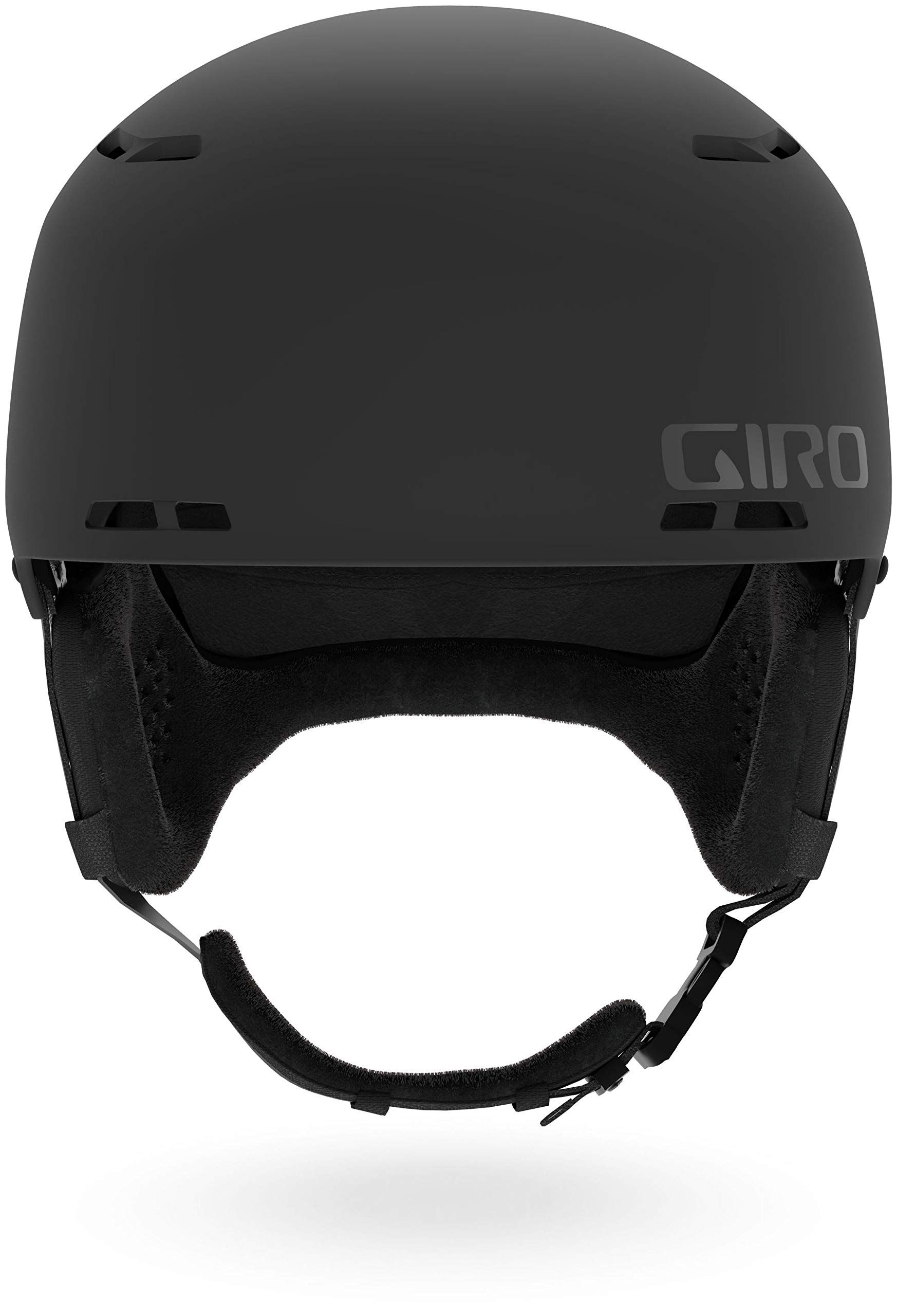 Giro Emerge Spherical Ski Helmet - Snowboard Helmet for Men, Women & Youth - Matte Black - Size M (55.5-59cm)