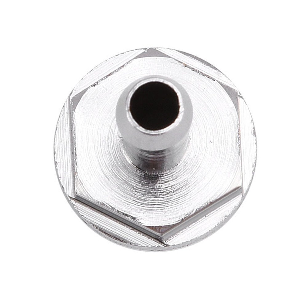 Wendry PC Water Cooling Barb Fitting, Two-Touch Fitting G1/4 Thread Barb Connector for Computer Cooling System(Pack of 6)(6mm)