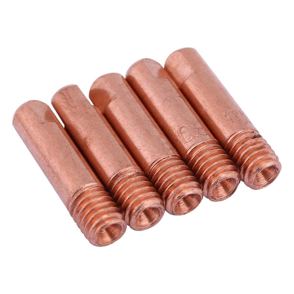 Zerone Nozzles Contact Tips, 11pcs Nozzles Contact Tips Holders MIG Welder Consumable Accessory Fit for 15AK Torch Gun