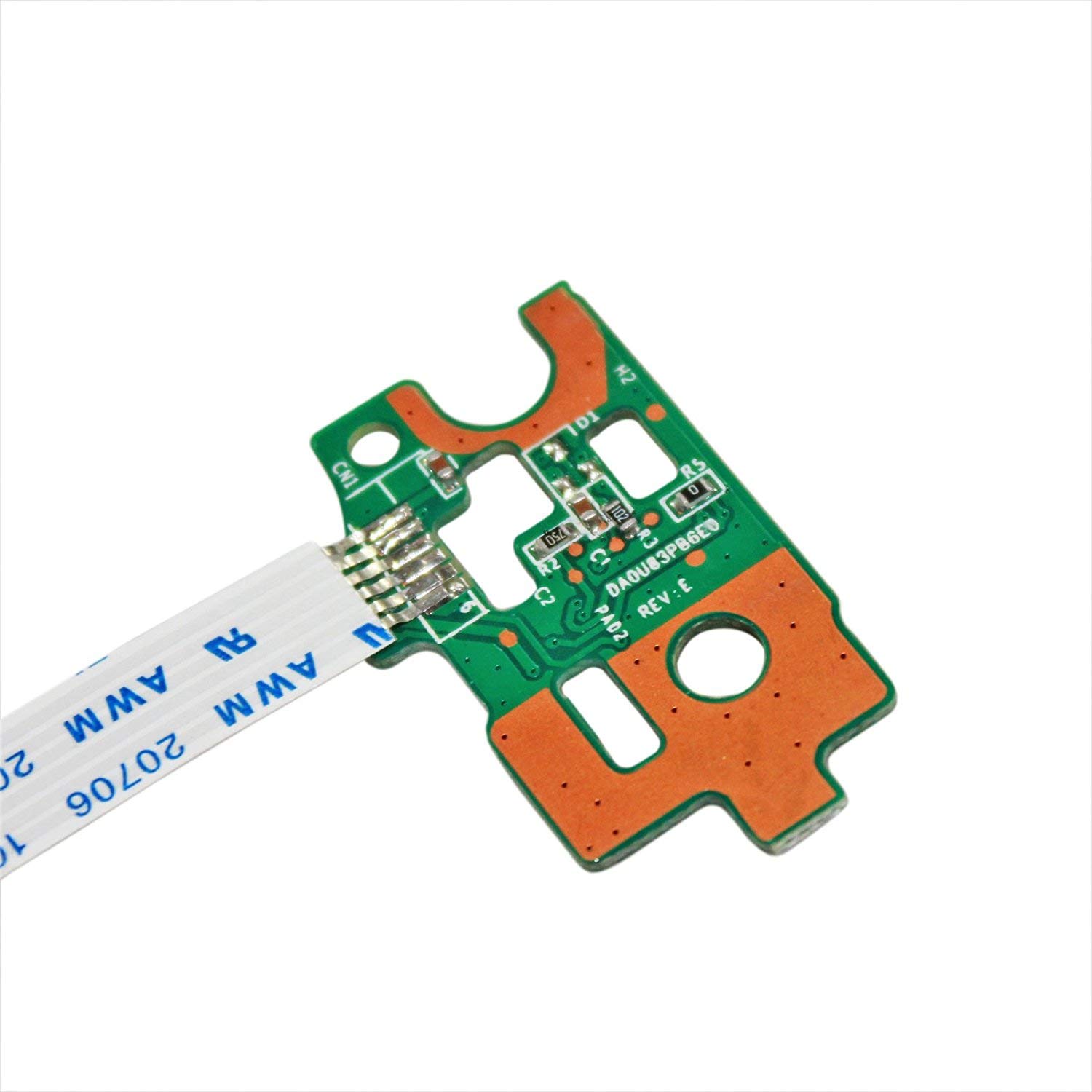 Zahara Power Switch Button Board with Cable Replacement for HP 15-f004wm 15-f272wm 15-f009ca 15-f111dx 15-f010dx 15-f271wm 15-f010wm 15-f048ca