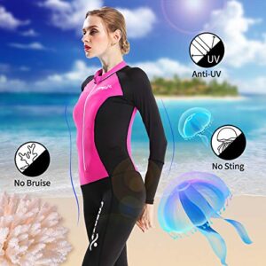 COPOZZ Diving Skin, Men Women Youth Thin Wetsuit Rash Guard- Full Body UV Protection - for Diving Snorkeling Surfing Spearfishing Sport Skin