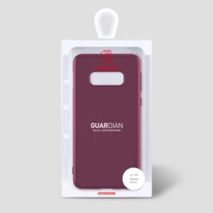 X-Level Galaxy S10e Slim Fit TPU Case - Ultra-Thin Matte Finish, Soft Bumper Cover, Wine Red