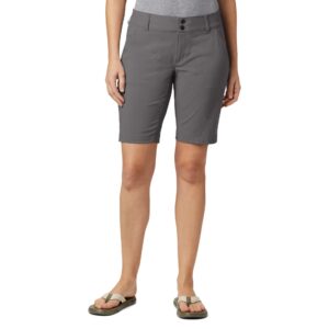 Columbia Women's Standard Saturday Trail Long Short, City Grey, 10W x 10L