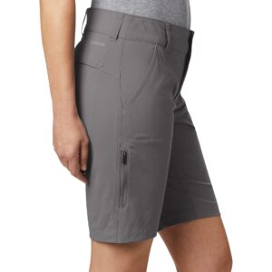 Columbia Women's Standard Saturday Trail Long Short, City Grey, 10W x 10L