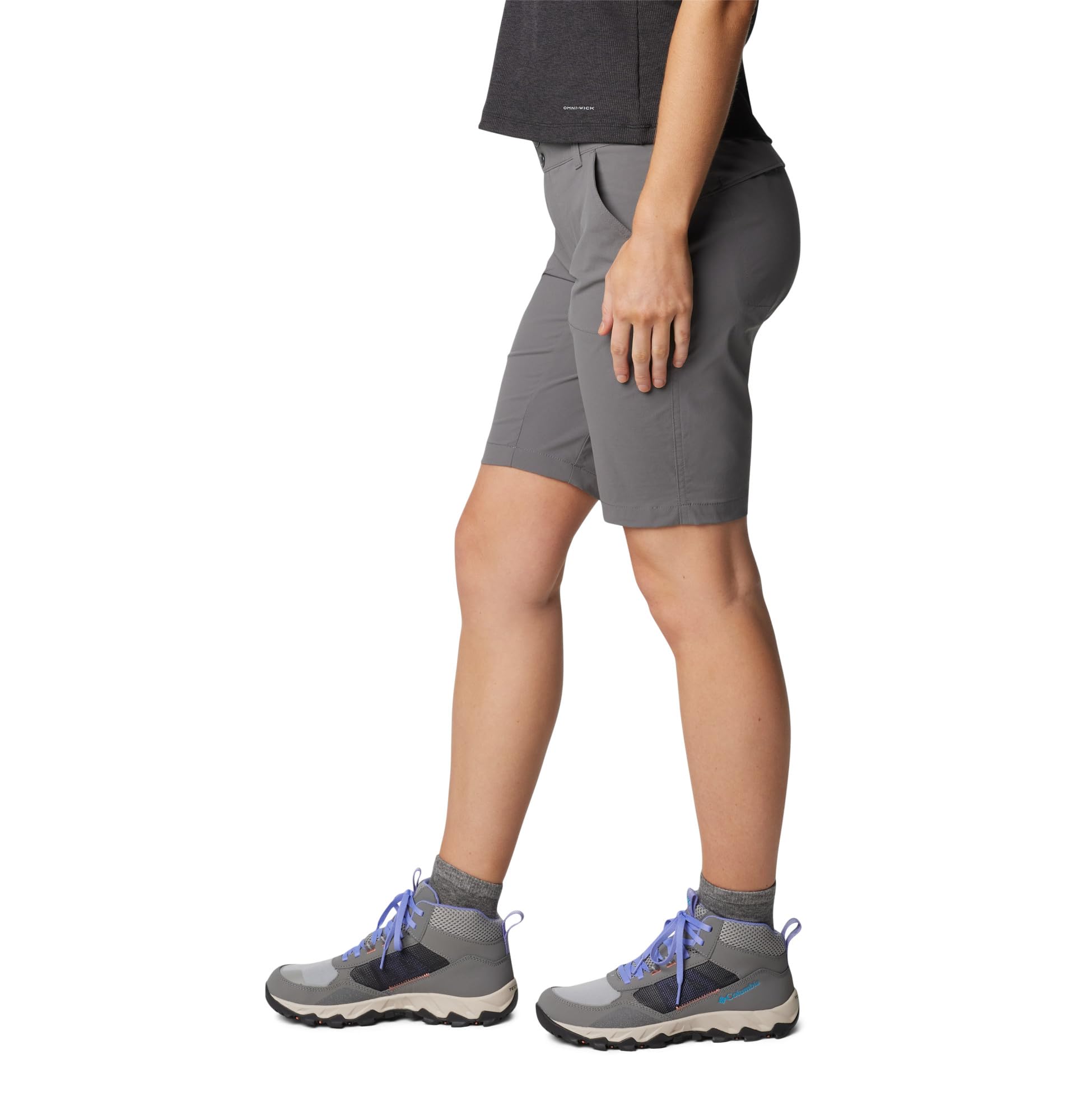 Columbia Women's Standard Saturday Trail Long Short, City Grey, 10W x 10L