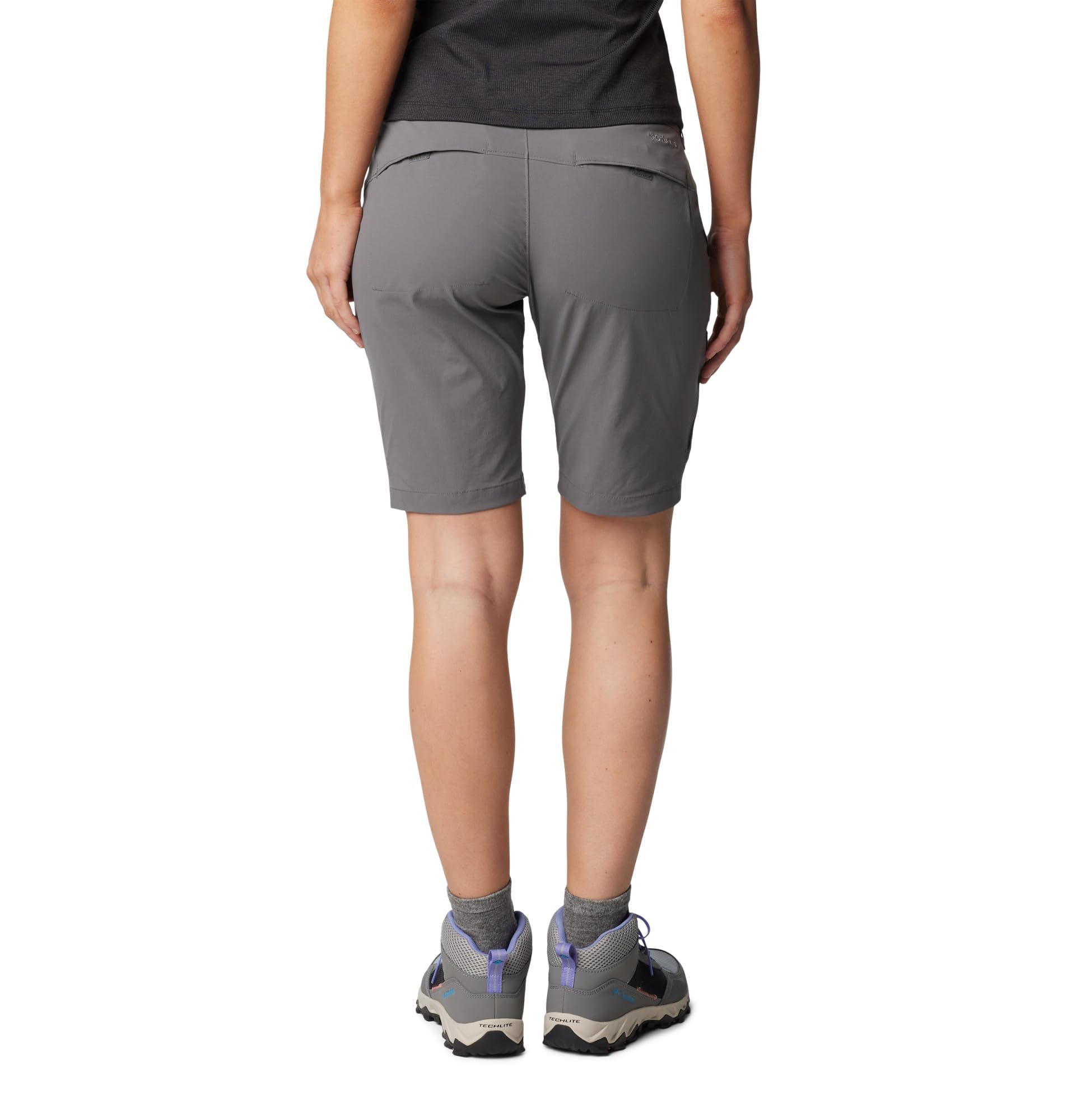 Columbia Women's Standard Saturday Trail Long Short, City Grey, 10W x 10L