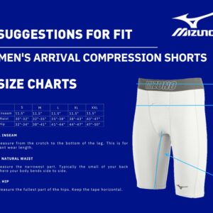 Mizuno Mens The Arrival Compression Sliding Short, Grey, Large US