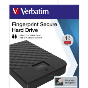 Verbatim 53650 Fingerprint Secure HDD 1TB