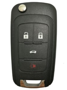 replacement key fob case shell fit for gm chevrolet chevy flip folding key shell remote key case 4 buttons