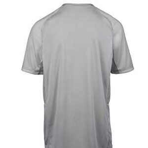 Mizuno Aerolite Crew Baseball Jersey, Grey, Medium