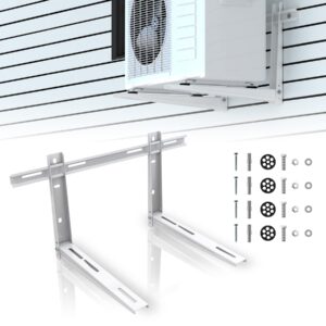 air jade mini split bracket with cross bar, heavy duty foldable wall mounting bracket for ductless mini split air conditioner heat pump systems, 9000 to 18000 btu, 280 lbs