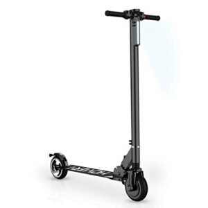 hover-1 rally electric scooter | 12mph, 7 mile range, 4hr charge, lcd display, 6.5 inch high-grip tires, 220lb max weight, cert. & tested - safe for kids, teens & adults