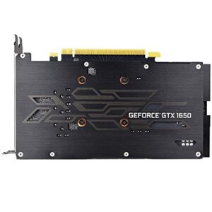 EVGA GeForce GTX 1650 SC Ultra Gaming, 04G-P4-1057-KR, 4GB GDDR5, Dual Fan, Metal Backplate