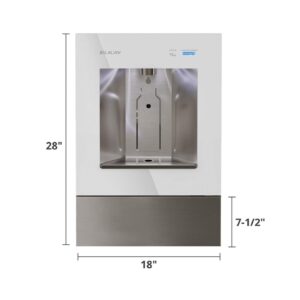 Elkay LBWD00WHC ezH2O Liv Built-in Filtered Water Dispenser, Non-refrigerated, Aspen White