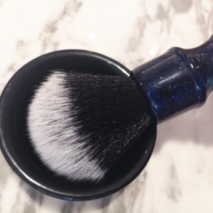 Je&Co Luxury Synthetic Shaving Brush With Aesthetic Resin Handle, 24mm Extra Dense Knot