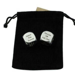 11 Year Anniversary Metal Date Night Dice - Create a Unique 11th Anniversary Date Night