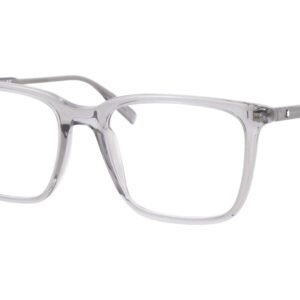 Montblanc Rectangular Eyeglasses MB0011O 008 Transparent Grey 54mm 0011