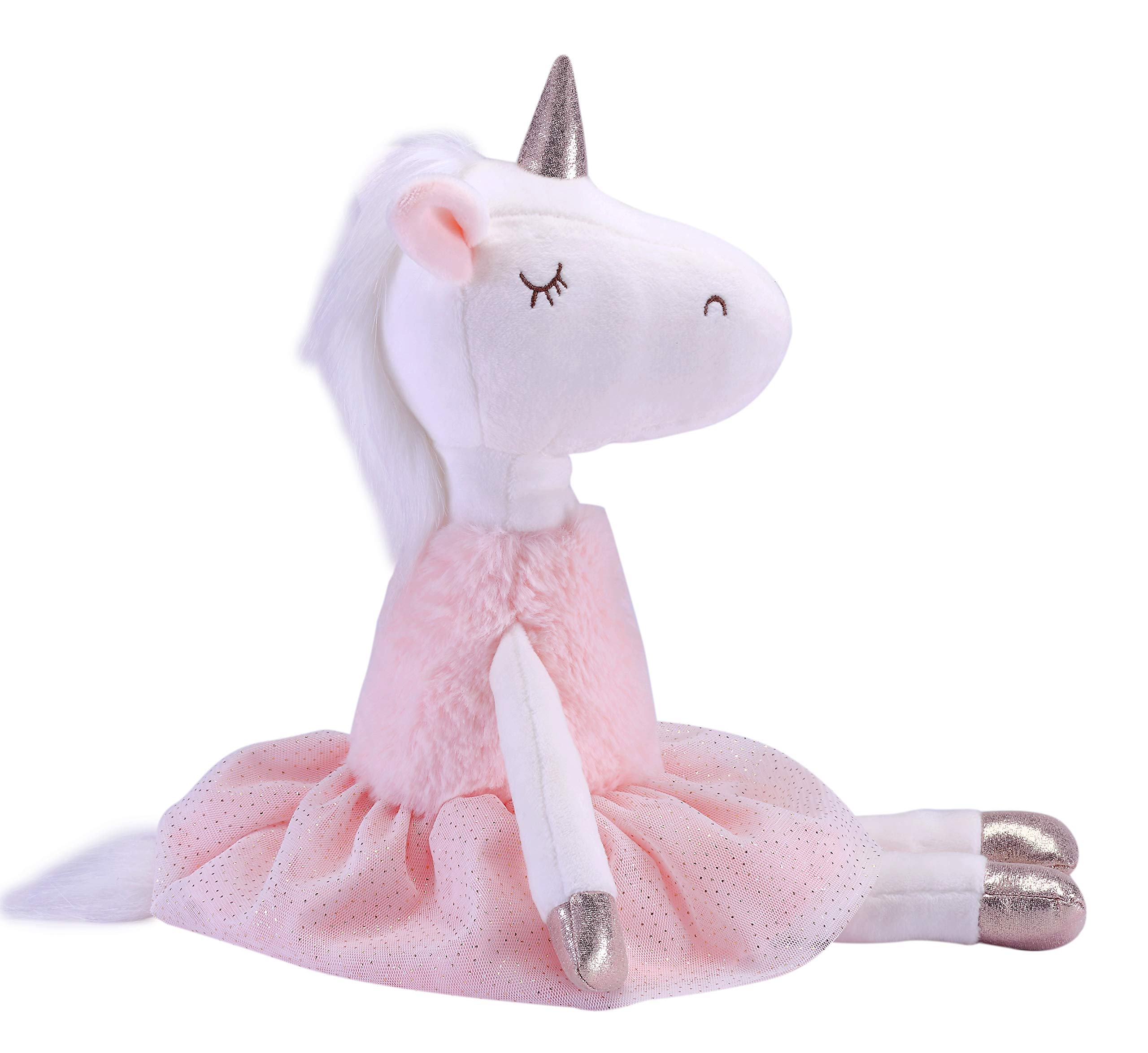 Laila and Lainey Plush Ballerina Unicorn - Soft Stuffed Animal for Girls