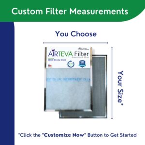 AIRTEVA Custom Sized Air Conditioner Filter with BioSponge Plus Insert(s)