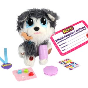 Rescue Runts II Plush Pet You Can Adopt & Rescue, Husky Dog Medium