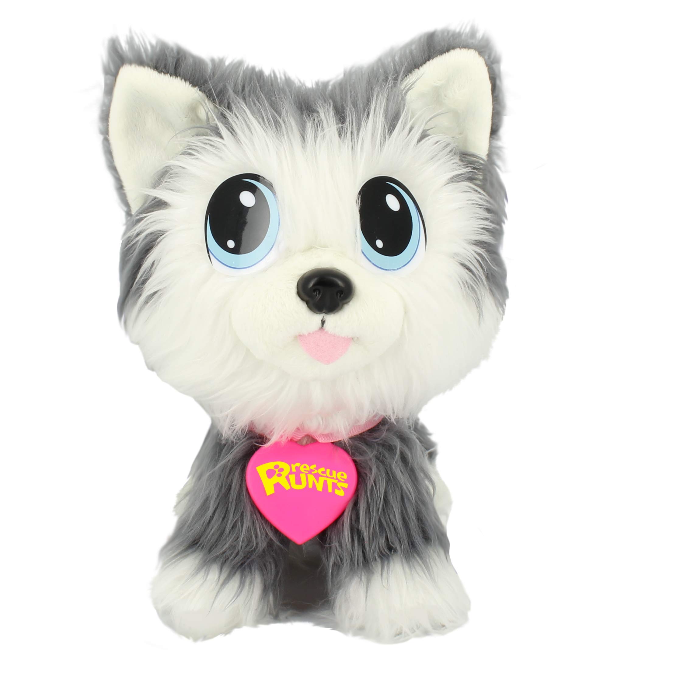 Rescue Runts II Plush Pet You Can Adopt & Rescue, Husky Dog Medium