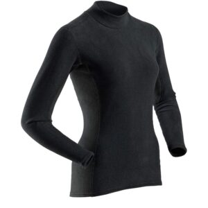 immersion research women's thick skin long sleeve shirt-black-s