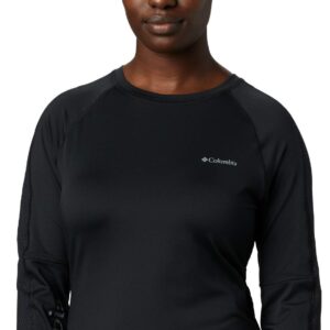 Columbia Women's Windgates Long Sleeve Tee, Black, Large