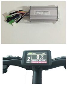 nbpower 36v/48v 500w 22a brushless dc motor controller ebike controller +kt-lcd8h color display one set，used for 500w ebike kit.