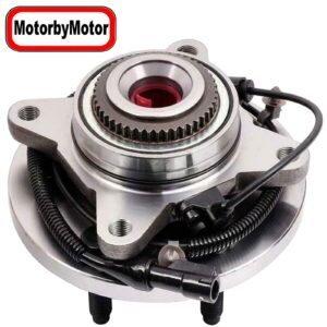 MotorbyMotor 515119 Front Wheel Bearing and Hub Assembly 4WD with 6 Lugs Fits for 2009 2010 Ford F-150 Wheel Hub Bearing Assembly w/ABS 4x4