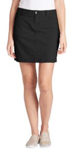 eddie bauer women's adventurer 2.0 skort (black, 6)