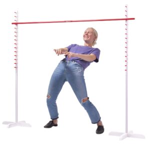 gosports get low limbo premium wooden limbo game, sets up in seconds - fun for kids & adults