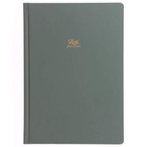 letts icon a5 undated 5 year diary - green