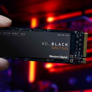 WD Black SN750 NVMe SSD 500GB, WDBRPG5000ANC-WRSN WD 500GB Black SN750 NVMe M.2 Internal SSD