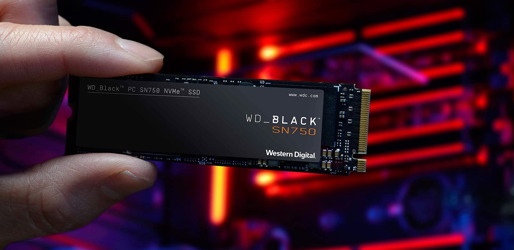 WD Black SN750 NVMe SSD 500GB, WDBRPG5000ANC-WRSN WD 500GB Black SN750 NVMe M.2 Internal SSD