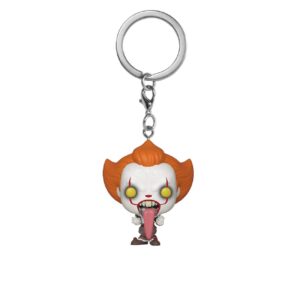 funko pop! keychains: it 2 - pennywise with dog tongue, multicolor, one size