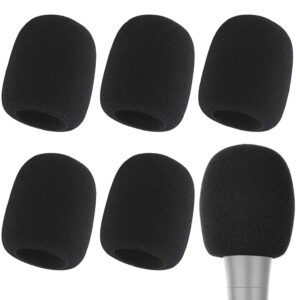 microphone cover - foam mic covers windscreen suitable for most standard handheld microphone 6 pcs