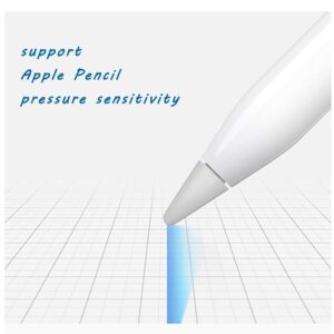 Replacement Tips Compatible with Apple Pencil 2 Gen iPad Pro Pencil - Apple Pencil iPencil Nib for iPad Apple Pencil 1 st/Pencil 2 Gen White 2 Pack